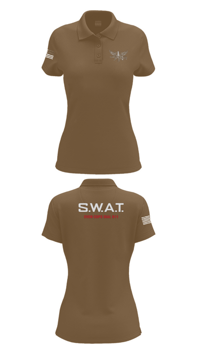 MONTVILLE SERT 14033723 Women's Short Sleeve Performance Polo  - 14