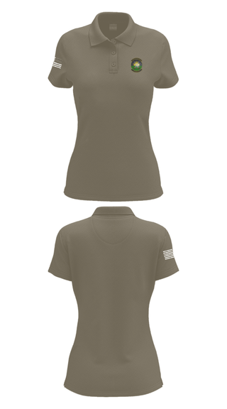 Women's Short Sleeve Performance Polo, 4th EMS, Air Force, Teamtime, Team time, sublimation, custom sports apparel, team uniforms, spirit wear, spiritwear, sports uniforms, custom shirts, team store, custom team store, fundraiser sports, apparel fundraiser