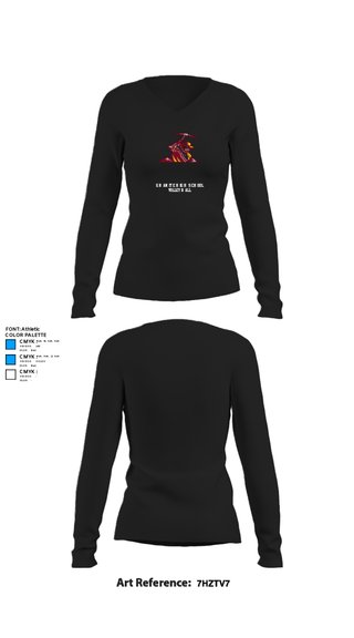 Women's Long Sleeve Vneck Shirt, Granite High School Volleyball, Women's Volleyball, Teamtime, Team time, sublimation, custom sports apparel, team uniforms, spirit wear, spiritwear, sports uniforms, custom shirts, team store, custom team store, fundraiser sports, apparel fundraiser