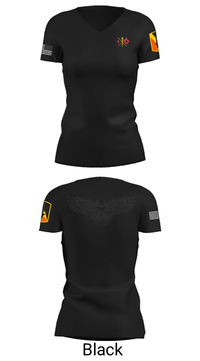USASA BELVOIR 16372072 Women's Short Sleeve V-neck Shirt - 28
