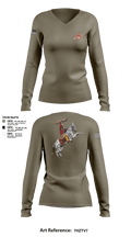 FSU ROTC 91512873 Women's Long Sleeve V-neck Shirt - 1