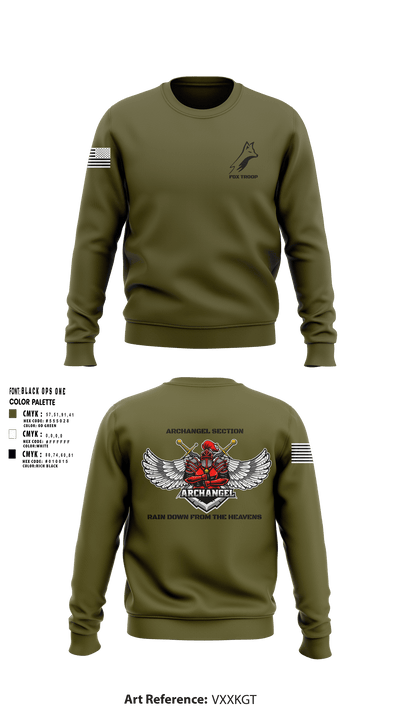 Fox troop 31876072 Crew Neck Sweatshirt - 2