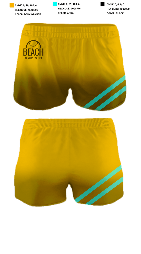 Women's Shorts, Beach Tennis Tampa, Tennis, Teamtime, Team time, sublimation, custom sports apparel, team uniforms, spirit wear, spiritwear, sports uniforms, custom shirts, team store, custom team store, fundraiser sports, apparel fundraiser