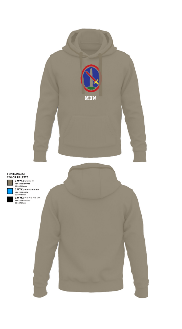 Hoodie, MDW, Army, Teamtime, Team time, sublimation, custom sports apparel, team uniforms, spirit wear, spiritwear, sports uniforms, custom shirts, team store, custom team store, fundraiser sports, apparel fundraiser