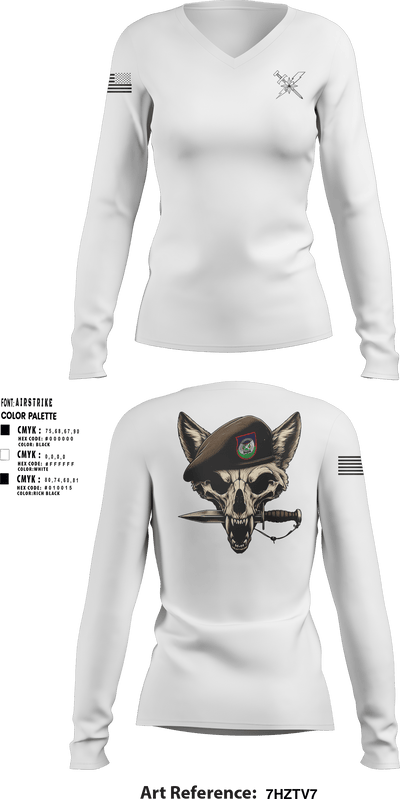 82EASOS 24073649 Women's Long Sleeve V-neck Shirt - 201
