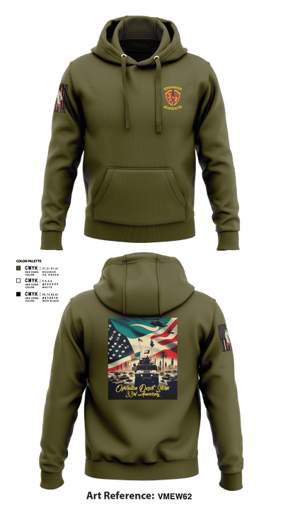 3/7 India Co. Wpns Plt 50459074 Hoodie - 105