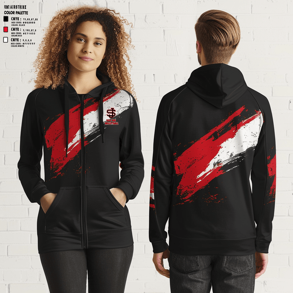 Hoodie, San Jon High School Volleyball, Women's Volleyball, Teamtime, Team time, sublimation, custom sports apparel, team uniforms, spirit wear, spiritwear, sports uniforms, custom shirts, team store, custom team store, fundraiser sports, apparel fundraiser