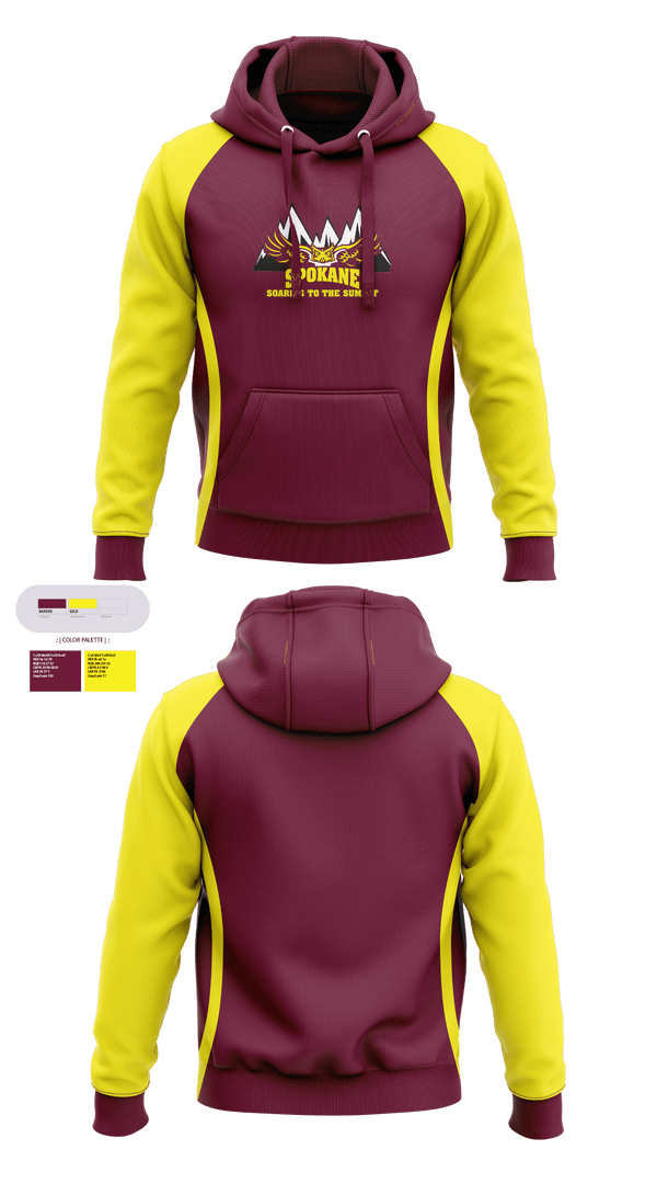 Hoodie, Spokane R-7 High School Volleyball, Women's Volleyball, Teamtime, Team time, sublimation, custom sports apparel, team uniforms, spirit wear, spiritwear, sports uniforms, custom shirts, team store, custom team store, fundraiser sports, apparel fundraiser