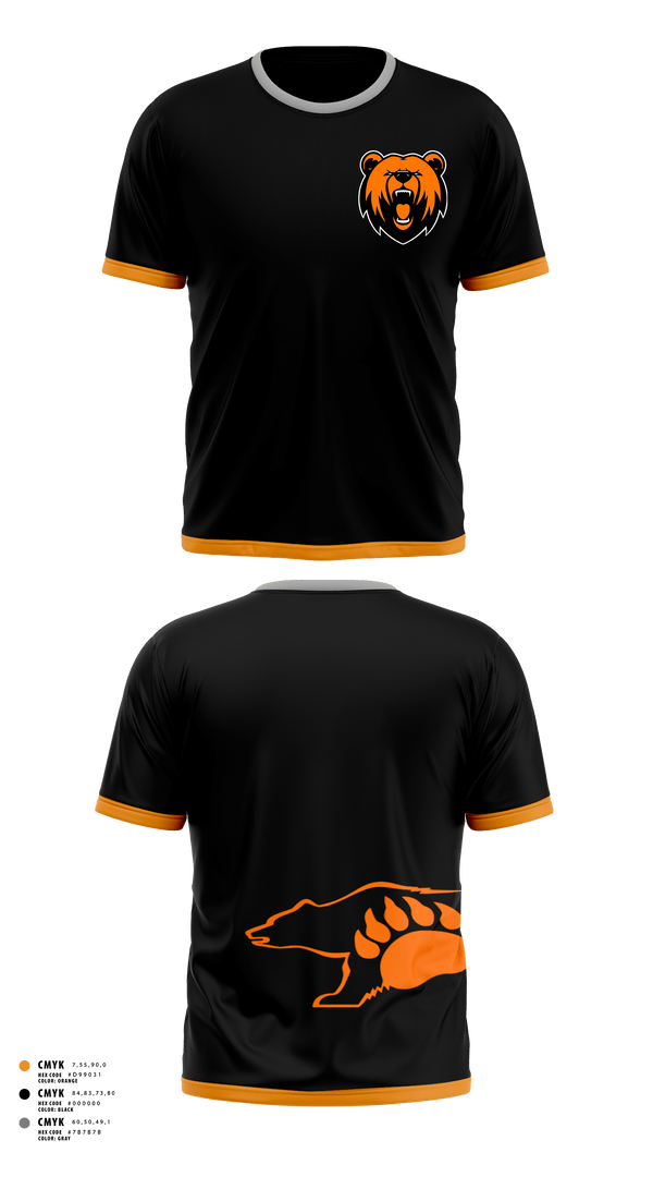 Short Sleeve Rash Guard Shirt, Lucas Cubs, Wrestling, Teamtime, Team time, sublimation, custom sports apparel, team uniforms, spirit wear, spiritwear, sports uniforms, custom shirts, team store, custom team store, fundraiser sports, apparel fundraiser