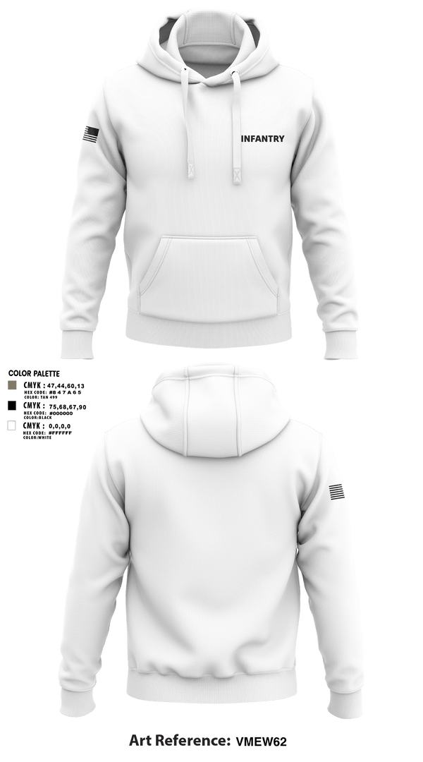 Hoodie, Infantry, , Teamtime, Team time, sublimation, custom sports apparel, team uniforms, spirit wear, spiritwear, sports uniforms, custom shirts, team store, custom team store, fundraiser sports, apparel fundraiser