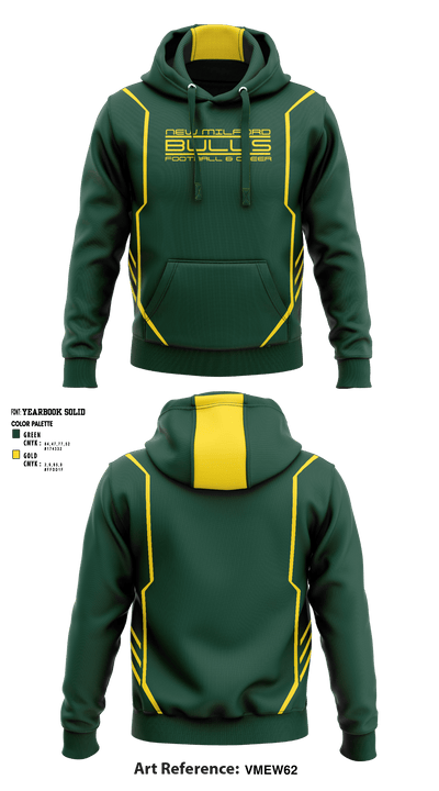 New Milford Bulls Football And Cheerleading 19489077 Hoodie - 5