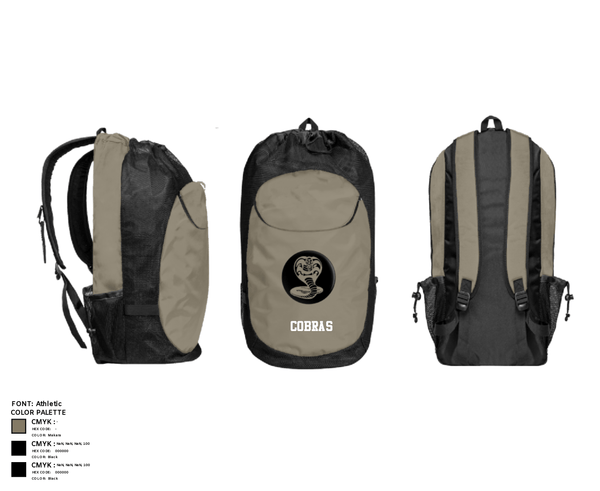 Gear Bag, Red WarriorsCobras, Army, Teamtime, Team time, sublimation, custom sports apparel, team uniforms, spirit wear, spiritwear, sports uniforms, custom shirts, team store, custom team store, fundraiser sports, apparel fundraiser