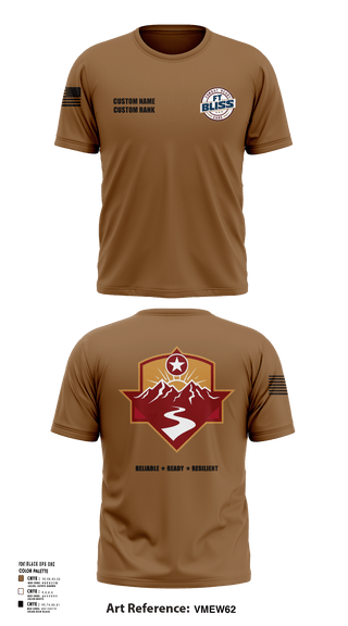 Short Sleeve Performance Shirt, Fort Bliss DENTAC, Army, Teamtime, Team time, sublimation, custom sports apparel, team uniforms, spirit wear, spiritwear, sports uniforms, custom shirts, team store, custom team store, fundraiser sports, apparel fundraiser