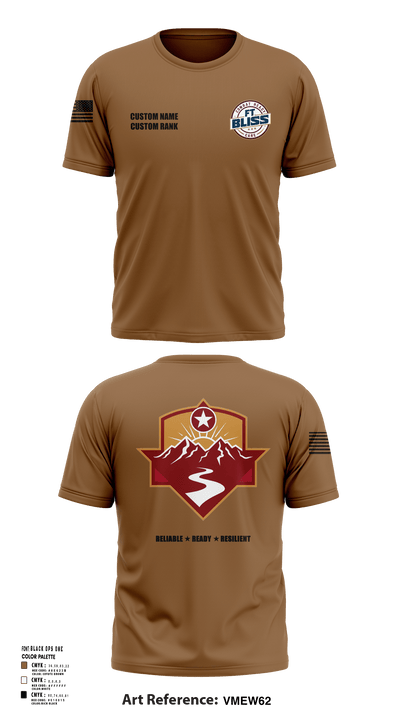 Fort Bliss DENTAC 45605501 Short Sleeve Performance Shirt - 11
