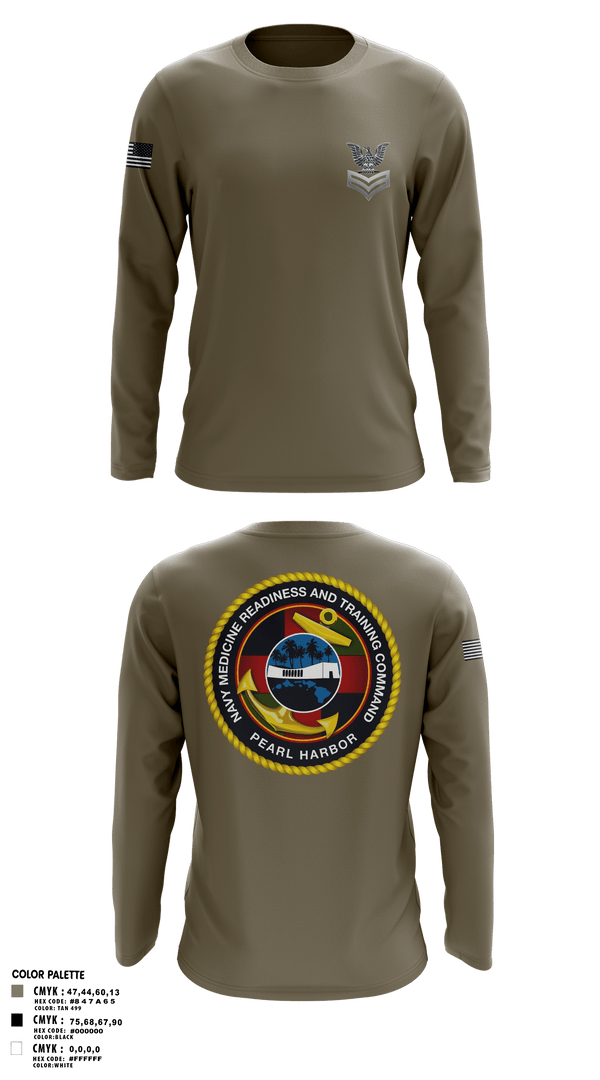 Long Sleeve Performance Shirt, NMRTC-PH FCPOA, Navy, Teamtime, Team time, sublimation, custom sports apparel, team uniforms, spirit wear, spiritwear, sports uniforms, custom shirts, team store, custom team store, fundraiser sports, apparel fundraiser
