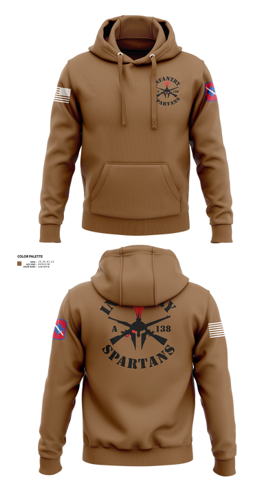 Alpha Company 1-138th Infantry Regiment 86891833 Hoodie - 200