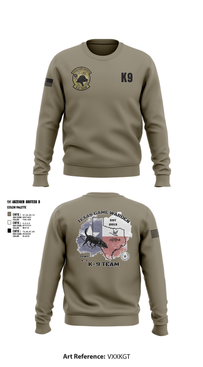 TXGW K9 77939207 Crew Neck Sweatshirt - 1