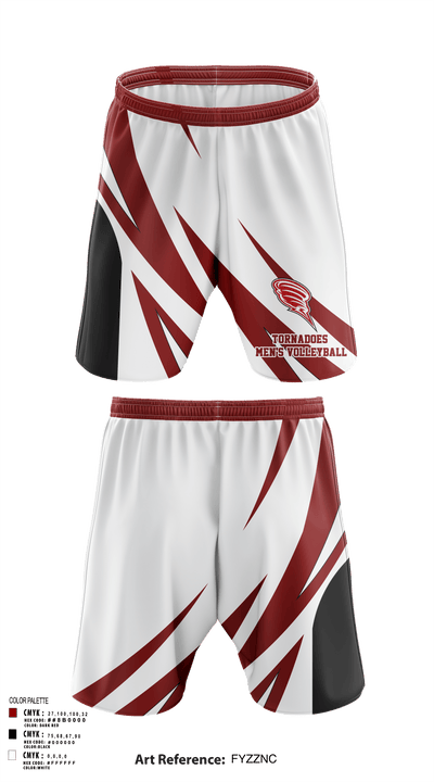 Tornadoes 86564935 Athletic Shorts With Pockets - 1