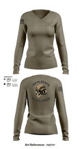 Delta company 114 32884167 Women's Long Sleeve V-neck Shirt - 101