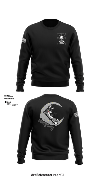 Crew Neck Sweatshirt, 1-181 INF Goon Squad, , Teamtime, Team time, sublimation, custom sports apparel, team uniforms, spirit wear, spiritwear, sports uniforms, custom shirts, team store, custom team store, fundraiser sports, apparel fundraiser