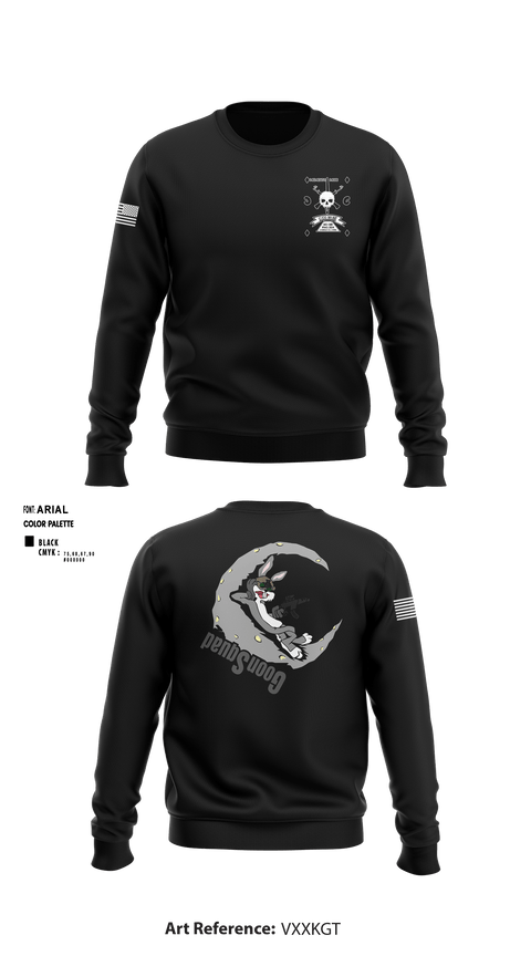 Crew Neck Sweatshirt, 1-181 INF Goon Squad, , Teamtime, Team time, sublimation, custom sports apparel, team uniforms, spirit wear, spiritwear, sports uniforms, custom shirts, team store, custom team store, fundraiser sports, apparel fundraiser
