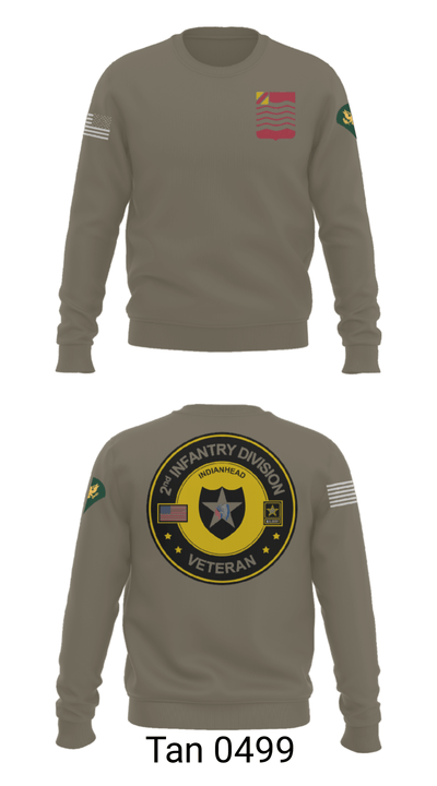 1st Battalion 15th Field Artillery 40296639 Crew Neck Sweatshirt - 65