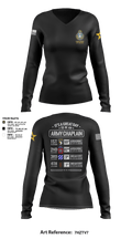 CHBOLC 24-002 45166313 Women's Long Sleeve V-neck Shirt - 29