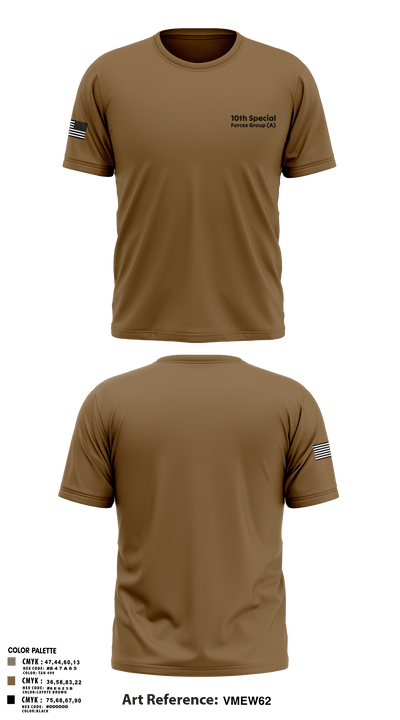 10th Special Forces Group (A) 30762713 Old School Cotton Feel Shirt - 2