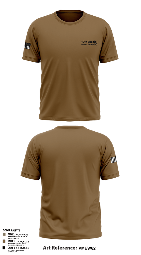 Old School Cotton Feel Shirt, 10th Special Forces Group (A), Army, Teamtime, Team time, sublimation, custom sports apparel, team uniforms, spirit wear, spiritwear, sports uniforms, custom shirts, team store, custom team store, fundraiser sports, apparel fundraiser