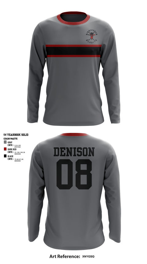 Long Sleeve Performance Shirt, Birmingham Bandits, Ice Hockey, Teamtime, Team time, sublimation, custom sports apparel, team uniforms, spirit wear, spiritwear, sports uniforms, custom shirts, team store, custom team store, fundraiser sports, apparel fundraiser