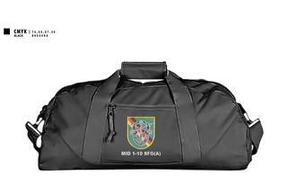 Duffle Bag, Military Intelligence Detachment 1st Battalion 10th Special Forces Group (Airborne), Army, Teamtime, Team time, sublimation, custom sports apparel, team uniforms, spirit wear, spiritwear, sports uniforms, custom shirts, team store, custom team store, fundraiser sports, apparel fundraiser