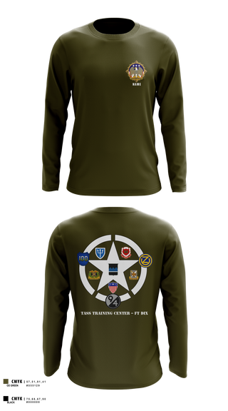 Long Sleeve Performance Shirt, 80th TC, TTC-Dix, Army, Teamtime, Team time, sublimation, custom sports apparel, team uniforms, spirit wear, spiritwear, sports uniforms, custom shirts, team store, custom team store, fundraiser sports, apparel fundraiser