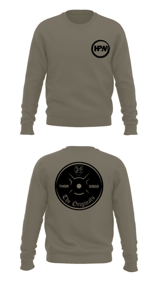 Crew Neck Sweatshirt, 10th Special Forces HPW, , Teamtime, Team time, sublimation, custom sports apparel, team uniforms, spirit wear, spiritwear, sports uniforms, custom shirts, team store, custom team store, fundraiser sports, apparel fundraiser