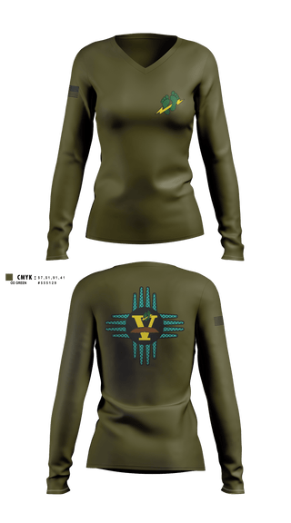 Women's Long Sleeve Vneck Shirt, 26 Stan Eval, Air Force, Teamtime, Team time, sublimation, custom sports apparel, team uniforms, spirit wear, spiritwear, sports uniforms, custom shirts, team store, custom team store, fundraiser sports, apparel fundraiser