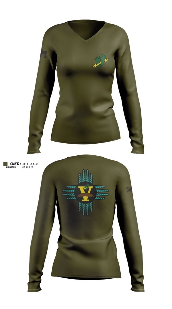 Women's Long Sleeve Vneck Shirt, 26 Stan Eval, Air Force, Teamtime, Team time, sublimation, custom sports apparel, team uniforms, spirit wear, spiritwear, sports uniforms, custom shirts, team store, custom team store, fundraiser sports, apparel fundraiser