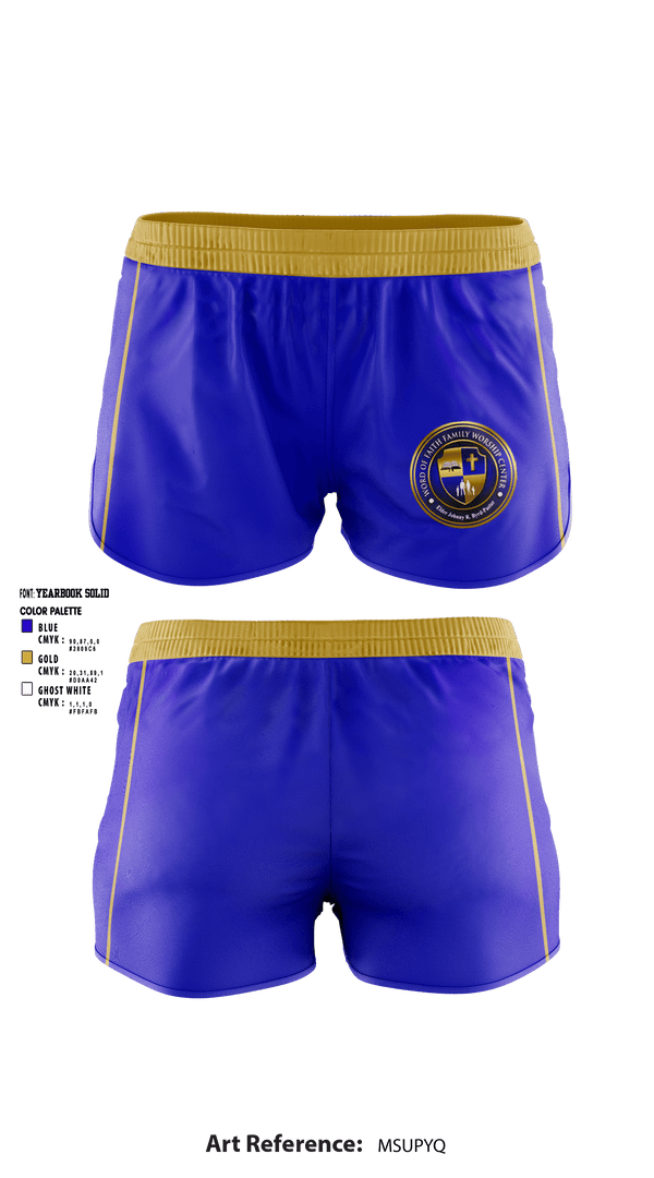 Women's Shorts, Word of Faith FWCWord of Faith FWC, , Teamtime, Team time, sublimation, custom sports apparel, team uniforms, spirit wear, spiritwear, sports uniforms, custom shirts, team store, custom team store, fundraiser sports, apparel fundraiser