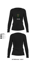 1-22 ASB 88977658 Women's Long Sleeve V-neck Shirt - 22