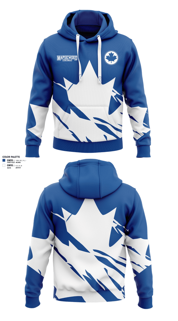 Hoodie, Maplewood Football, Football, Teamtime, Team time, sublimation, custom sports apparel, team uniforms, spirit wear, spiritwear, sports uniforms, custom shirts, team store, custom team store, fundraiser sports, apparel fundraiser