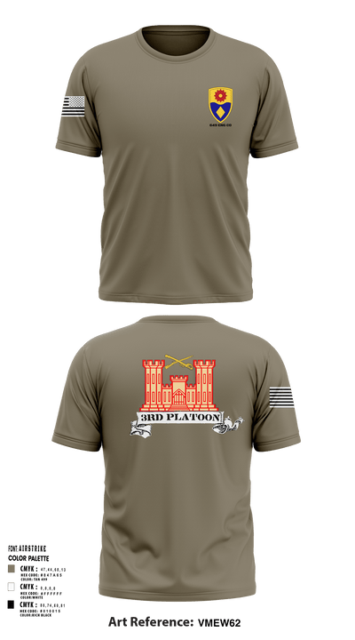 649 ENG CO 47211067 Short Sleeve Performance Shirt - 2