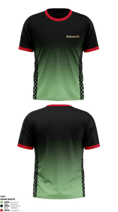 Wahneta FC 45891786 Short Sleeve Performance Shirt - 1
