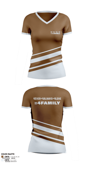 Women's Short Sleeve Vneck Shirt, Liddell, , Teamtime, Team time, sublimation, custom sports apparel, team uniforms, spirit wear, spiritwear, sports uniforms, custom shirts, team store, custom team store, fundraiser sports, apparel fundraiser