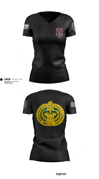 Women's Short Sleeve Vneck Shirt, D Co 2-13th AVN REGT, Army, Teamtime, Team time, sublimation, custom sports apparel, team uniforms, spirit wear, spiritwear, sports uniforms, custom shirts, team store, custom team store, fundraiser sports, apparel fundraiser