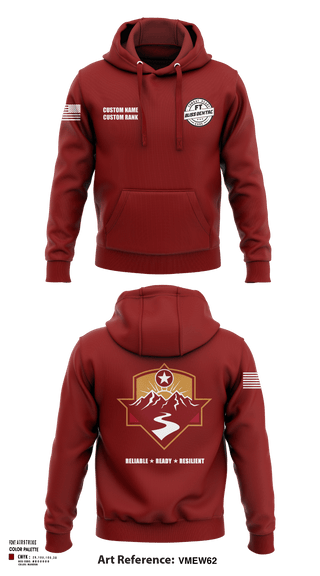 Hoodie, Fort Bliss DENTAC, Army, Teamtime, Team time, sublimation, custom sports apparel, team uniforms, spirit wear, spiritwear, sports uniforms, custom shirts, team store, custom team store, fundraiser sports, apparel fundraiser
