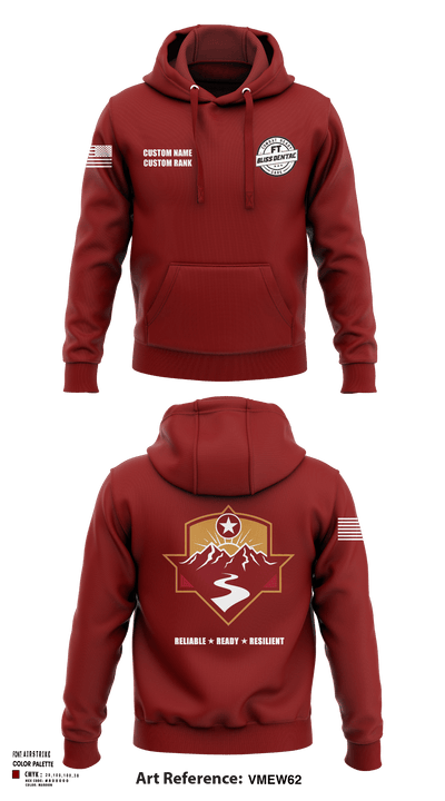 Fort Bliss DENTAC 45605501 Hoodie - 93