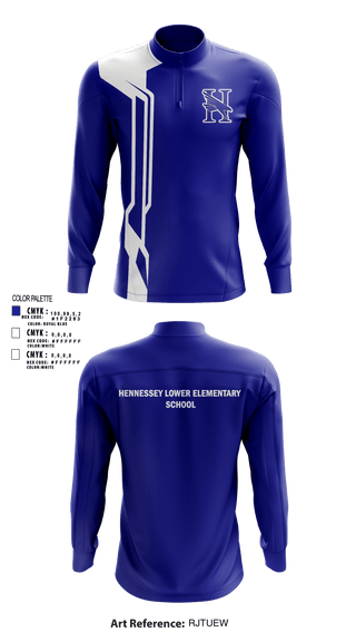 Quarter Zip Jacket, Hennessey Lower Elementary School, Spirit Store, Teamtime, Team time, sublimation, custom sports apparel, team uniforms, spirit wear, spiritwear, sports uniforms, custom shirts, team store, custom team store, fundraiser sports, apparel fundraiser