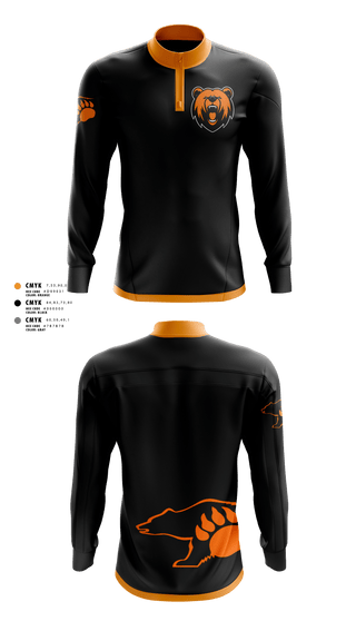Quarter Zip Jacket, Lucas Cubs, Wrestling, Teamtime, Team time, sublimation, custom sports apparel, team uniforms, spirit wear, spiritwear, sports uniforms, custom shirts, team store, custom team store, fundraiser sports, apparel fundraiser