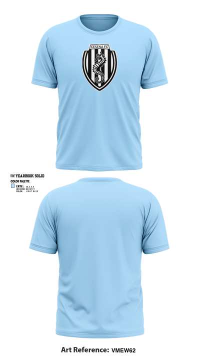 Cesena Fc 80285187 Short Sleeve Performance Shirt - 4