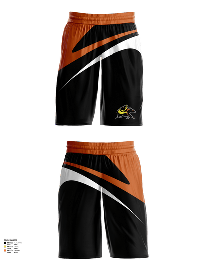 Bear River Bandits 72391495 Mens Reversible Basketball Shorts - 3