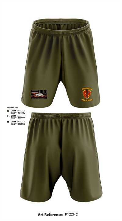 3/7 India Co. Wpns Plt 50459074 Athletic Shorts With Pockets - 102