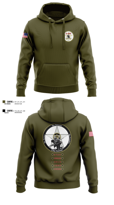 D-Day Ohio, Inc Hoodie - 4